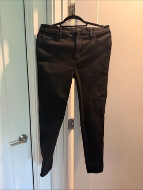 Madewell Black High-Rise Skinny Jeans